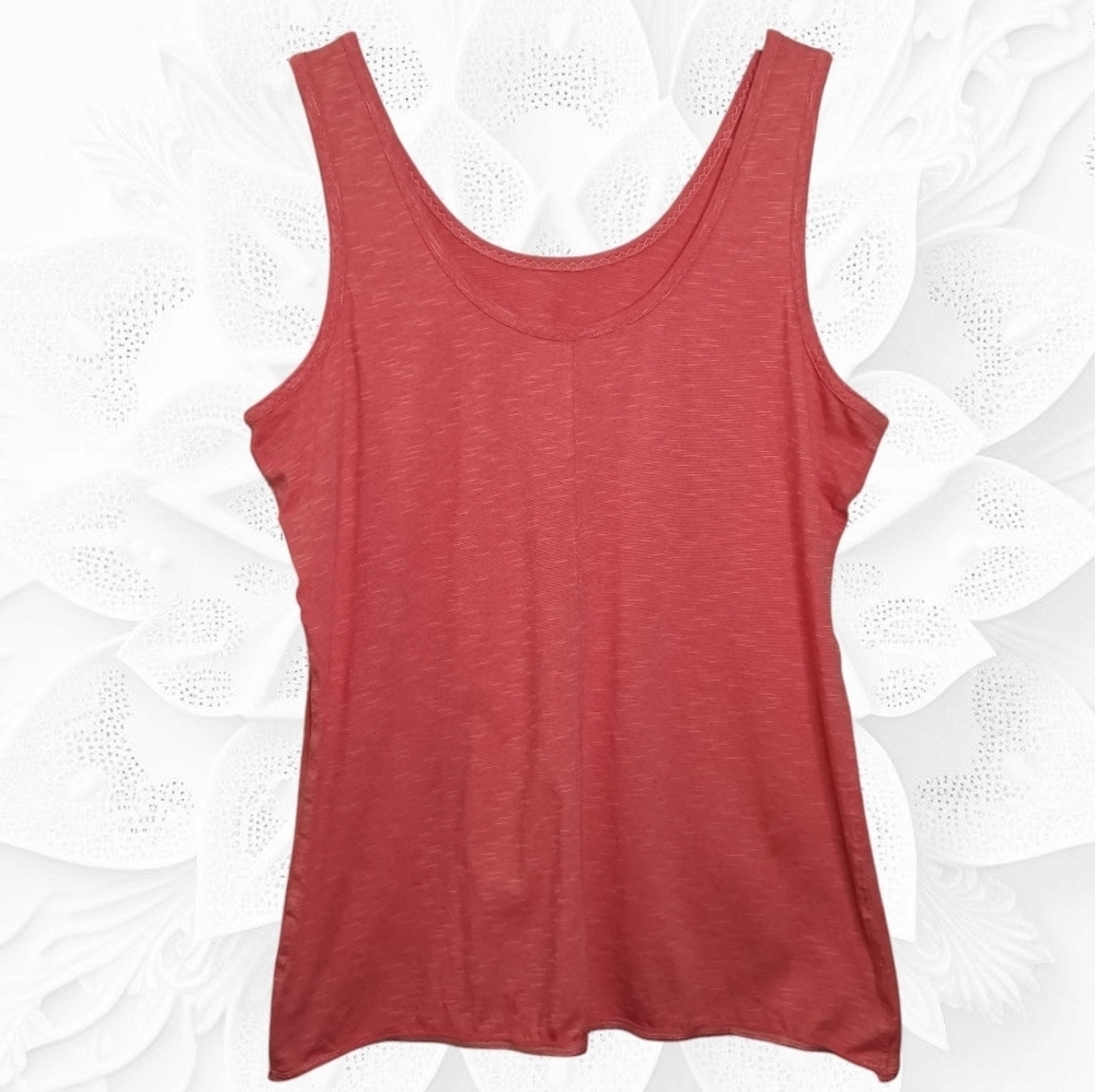 Toad & Co. Orange Cotton Tank Top